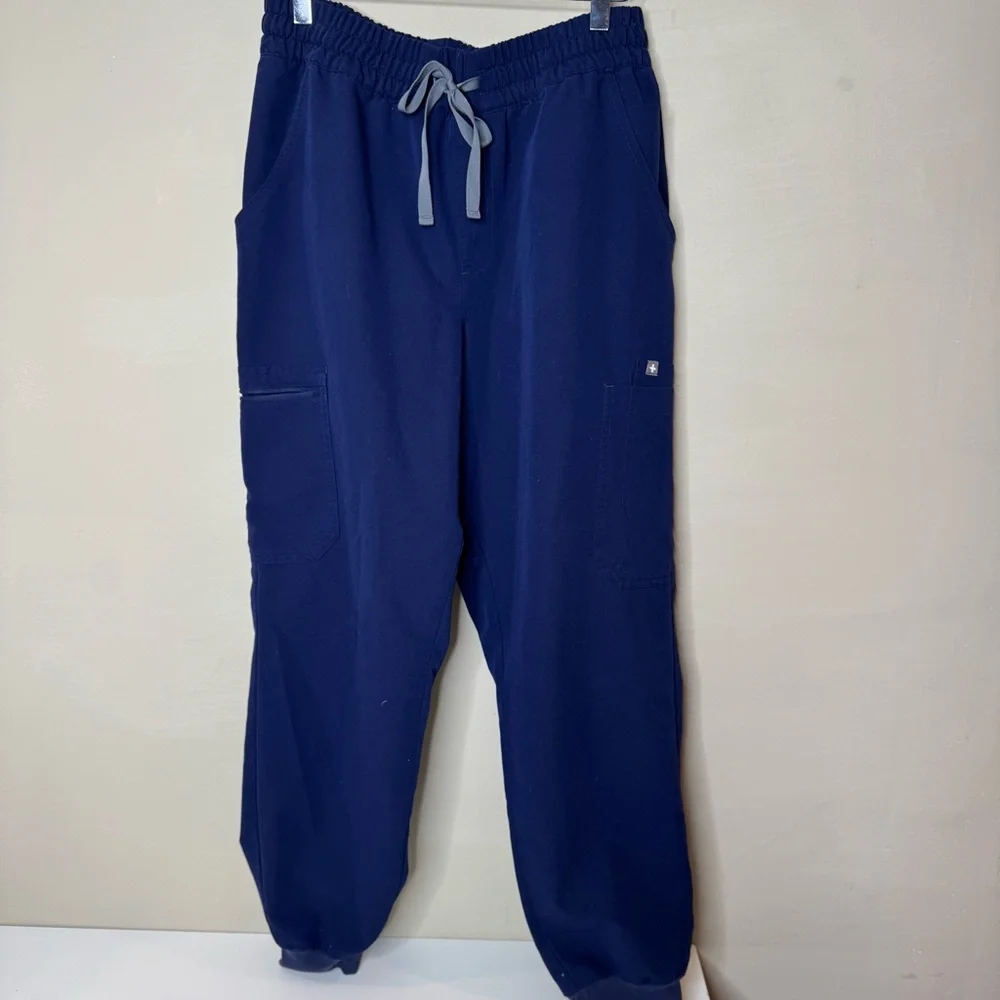 FIGS Womens Zamora Jogger Scrub Pant Sz size large blue